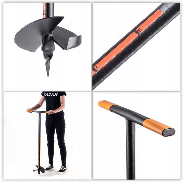 ŚWIDER DO ZIEMI GLEBY WIERTNICA DOŁOWNIK 200mm zdjęcie 7