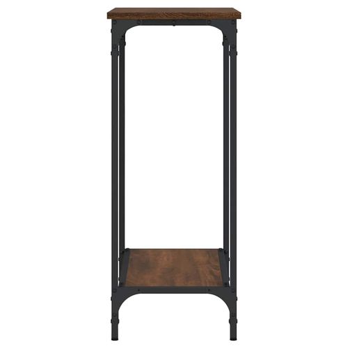 Stolik konsolowy, brązowy dąb, 75x30,5x75 cm na Arena.pl