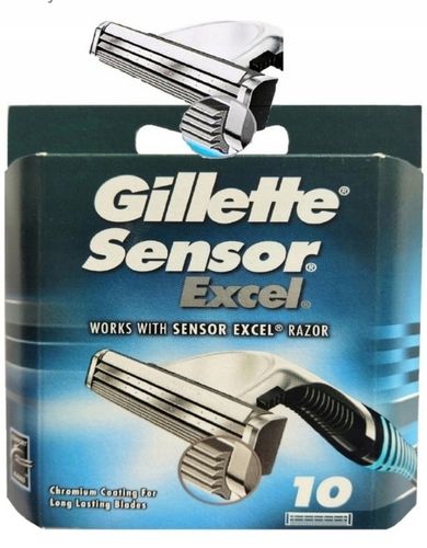 Gillette Sensor Excel Wkłady Ostrza Wymienne-10szt na Arena.pl
