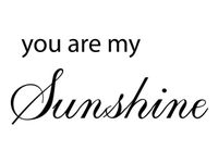 60X40CM YOU ARE MY SUNSHINE OBRAZ DRUK