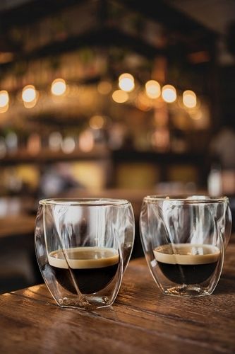 VIALLI CRISTALLO 2 SZKLANKI TERMICZNE KAWY LATTE SOKÓW HERBATY 250 ml na Arena.pl