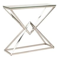 Szklany stolik kawowy Grand GR-C1590S Cosmolight srebrny przezroczysty