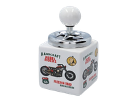 Popielniczka Ceramiczna z Metalową Pokrywką Handcraft Rebel Riders