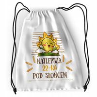 Plecak Urodziny 22 22Gie Sportowy Szkolny Worek Z Nadrukiem Ze Zdjęciem