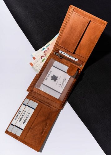 duży, skórzany portfel męski w orientacji poziomej - always wild na Arena.pl