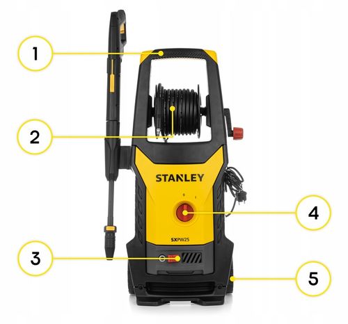 MYJKA CIŚNIENIOWA STANLEY 2500W 285ewBAR NA DYSZY ALU POMPA +5l płynu patio na Arena.pl