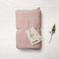 Otulacz Muślinowy | Kocyk 120x120 cm  Brudny Róż