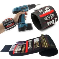 Opaska magnetyczna majsterkowicza 15 Magnesami 2 Kieszeniami Prezent faceta