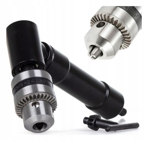 ADAPTER KĄTOWY DO WKRĘTARKI przystawka wiercenia 90 UCHWYT WIERTARKI na Arena.pl