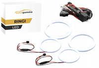 Ringi LED COTTON SMD DRL BMW E60 Xenon Lift Światła Dzienne 2x80mm 2x110mm