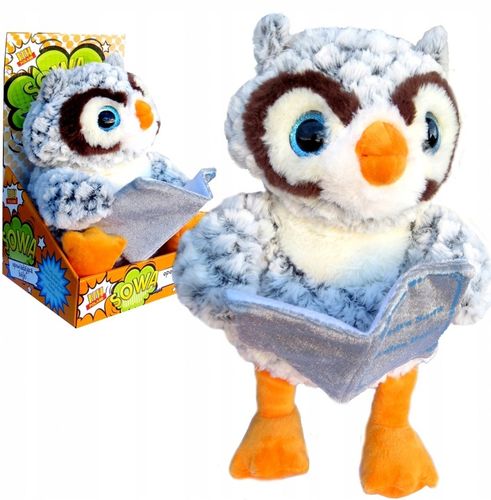 PLUSZOWA SOWA MASKOTKA INTERAKTYWNA MÓWI OPOWIADAJĄCA 3 BAJKI POLSKIE na Arena.pl