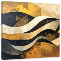 Obraz do salonu sypialni biura loftu, Abstrakcja linie 20x20