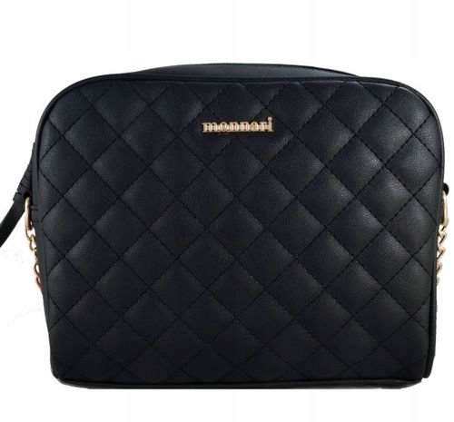 Monnari Czarna Pikowana Torebgka Listonoszka z łańcuszkiem na Arena.pl