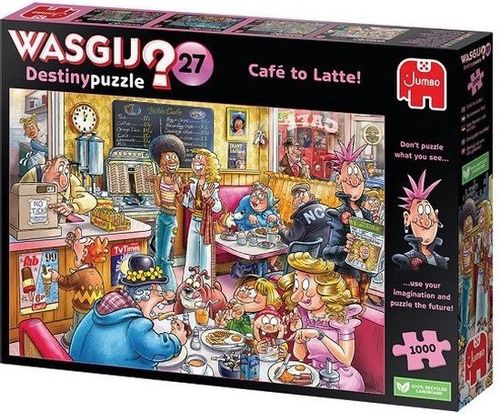 Puzzle 1000 elementów Wasgij Kawiarnia na Arena.pl
