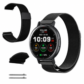 Pasek do Rollme HD300 Pro metalowy bransoleta opaska zegarek 22mm czarny
