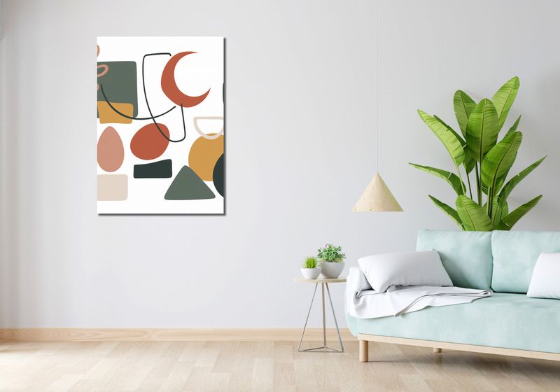 Obraz 70x100cm Formy Wyzwolone zdjęcie 2