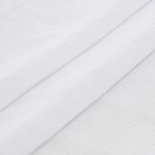 Zasłony Półprzezroczyste Woalowe Plisowane Białe 132x245 cm 2 Sztuki Salon na Arena.pl