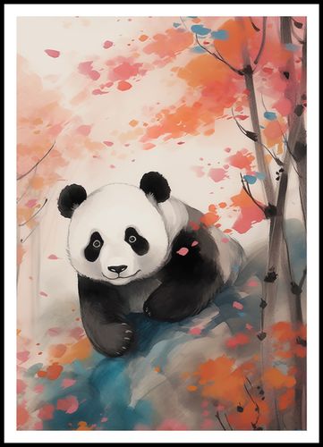 Plakat 70x100cm Panda wśród Klonów na Arena.pl