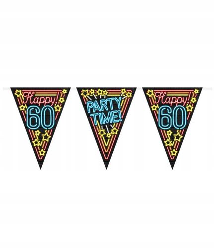 Girlanda 60 Years Neon Party 10m na Arena.pl