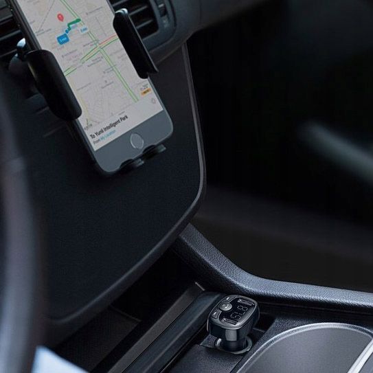 Baseus Transmiter FM Bluetooth, USB-A, ładowarka zdjęcie 11