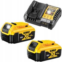 DEWALT ŁADOWARKA DCB1104 BATERIA ZESTAW 2x5,0Ah DCB1104P2