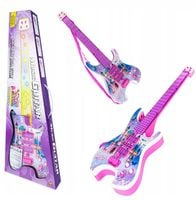 Gitara elektryczna dla dzieci światła dźwięki struny