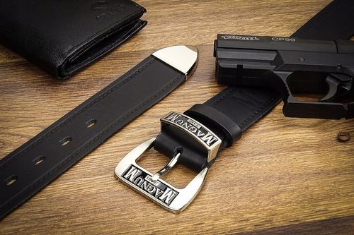 Pasek skórzany męski 140 cm Szeroki Skóra GRACIO na Arena.pl