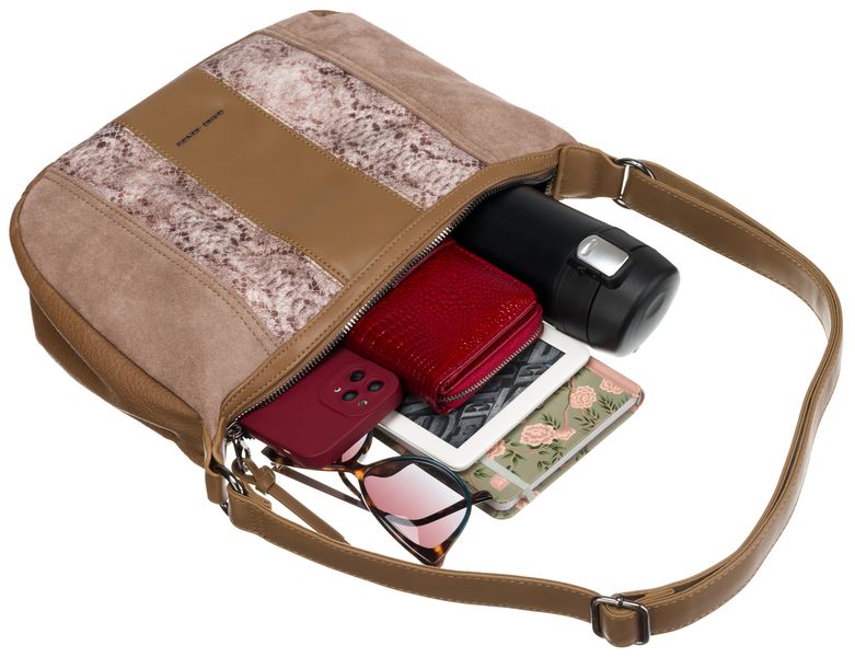torebka damska 6885-1 camel 9847 zdjęcie 8