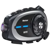 Interkom motocyklowy z kamerą BT5.4 Q29 dla motocyklistów konferencja