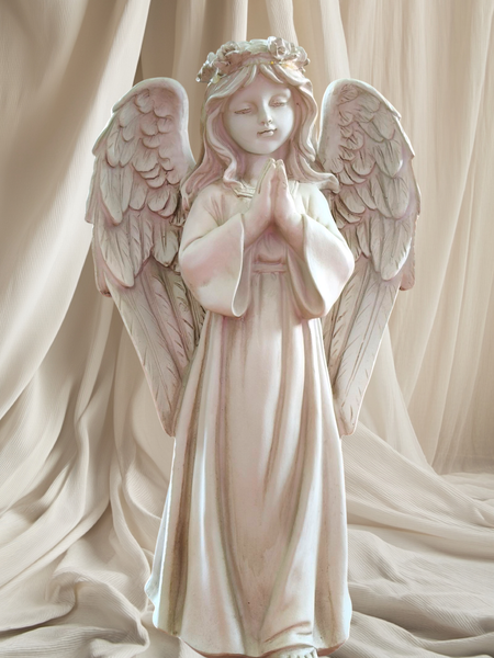 Anioł 40 Cm Aniołek Figura Biały zdjęcie 1