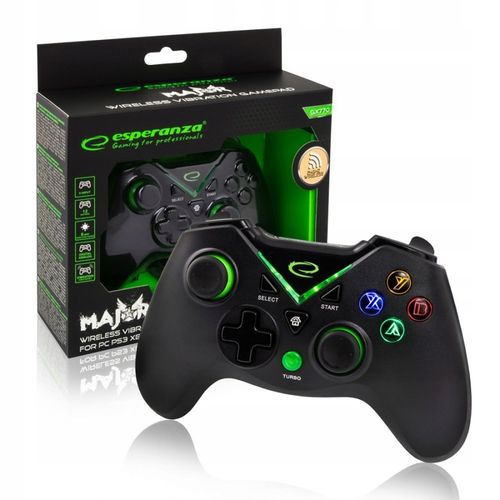 Gamepad PS3/PC/XBOX ONE/ANDROID USB Esperanza "Major" czarny na Arena.pl