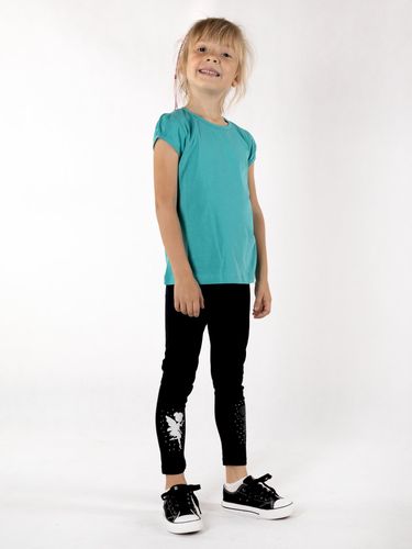 Legginsy dziewczęce getry długie z aplikacją 3D wróżka 110-116 YOCLUB na Arena.pl