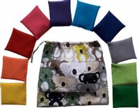 Woreczki gimnastyczne korekcyjne szkolne worki do ćwiczeń 10 szt można prać