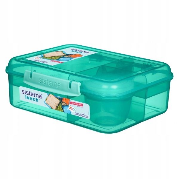 Sistema Śniadaniówka lunchbox bento 1,65L zielony zdjęcie 1