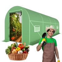 TUNEL FOLIOWY OGRODOWY DUŻY 4x2x2 SZKLARNIA OGRODOWA NA WARZYWNIAK 8m2 UV-4