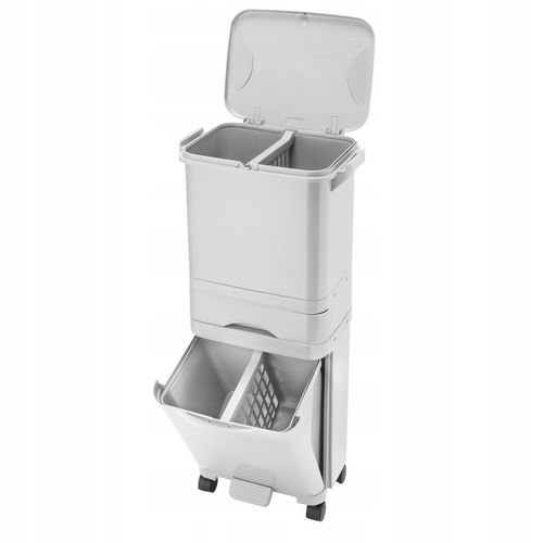 Kosz do Segregacji Śmieci Odpadów Domowy Kubeł na Śmieci do Kuchni Kółka na Arena.pl