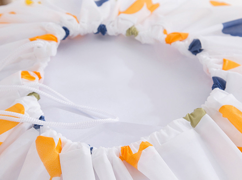 Pojemny pokrowiec peva w liściu na pościel zabawki ubrania ściągany 70x32 na Arena.pl