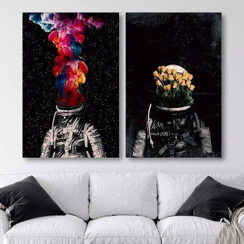 Deco Panel, Astronauta i kolory 70x100 na Arena.pl