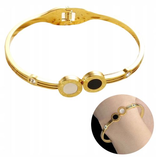 Bransoletka Złota Stal Chirurgiczna 18K na Arena.pl