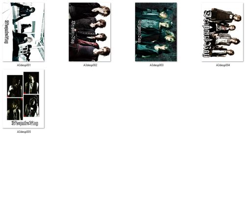 Plakat A3 D'espairsRay DO WYBORU na Arena.pl