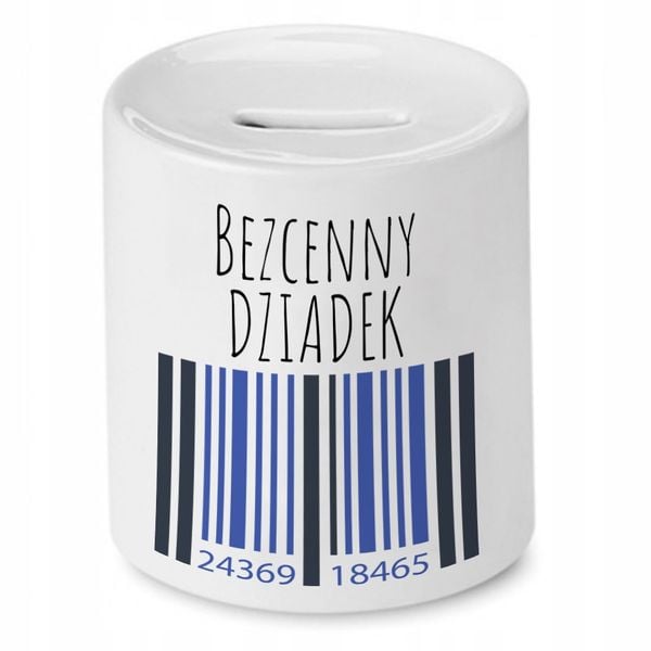 Skarbonka Dzień Dziadka Bezcenny Dziadek Prezent Z Nadrukiem Ze Zdjęciem zdjęcie 1