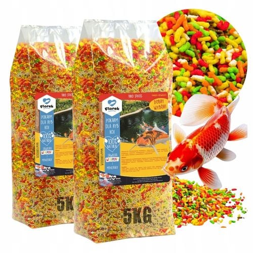 POKARM KARMA PASZA ZANĘTA GRANULAT DLA RYB KOI KARPI NA OCZKO WODNE na Arena.pl