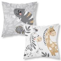 Poszewka Na Poduszkę 40X40 Wesołe Zoo 3959B