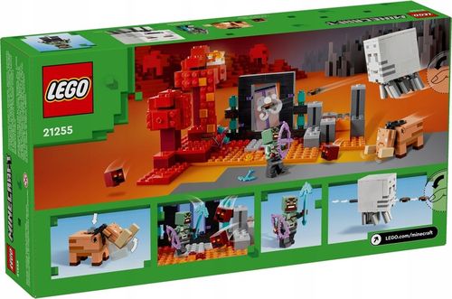 LEGO 21255 KLOCKI MAINCRAFT - ZASADZKA PORTAL NETHERU HOGLIN + TORBA LEGO na Arena.pl