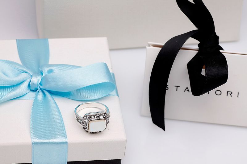 Srebrny pierścionek Staviori zdjęcie 2