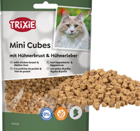 TRIXIE Mini Cubes KURCZAK WĄTRÓBKA mięso 52% przysmak kota nagroda 50g