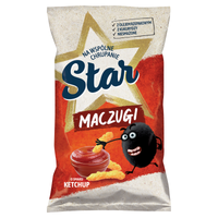 Star Maczugi Chrupki kukurydziane o smaku ketchup 80 g x 3 sztuk