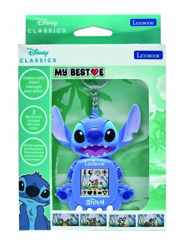 Konsola podręczna Disney Stitch My Best-E, LCD, 3 gry, jak tamagotchi na Arena.pl