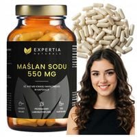 SUPLEMENT DIETY MAŚLAN SODU EXPERTIA NATURALS CZYSTY SKŁAD 120 KAPSUŁEK