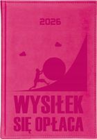 Kalendarz dzienny duży A4 2026 twój napis grawer PREZENT personalizowany